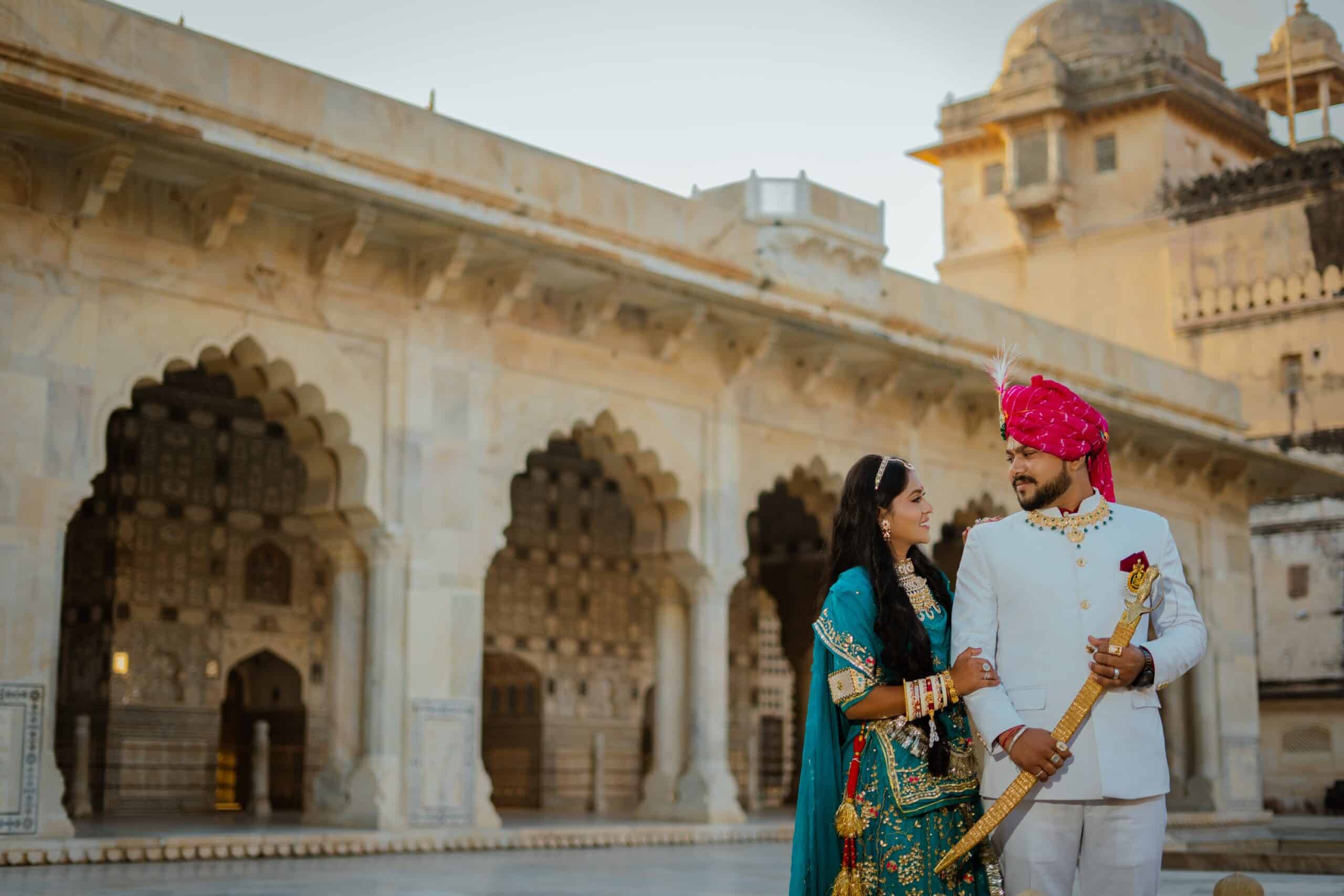 Pre wedding shoot at heritage location Jaipur