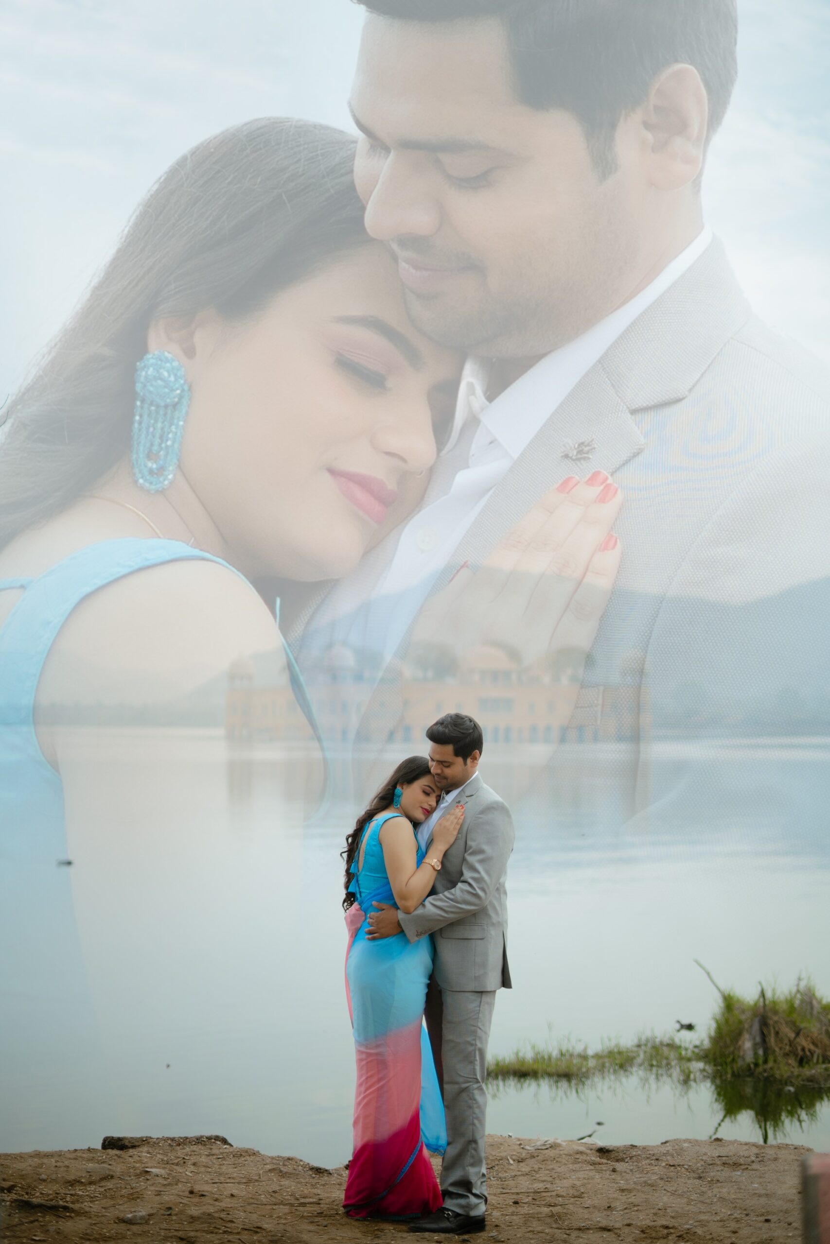 Cinematic Hawa Mahal Cafe pre-wedding couple shoot Jaipur